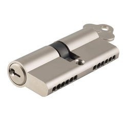 Euro Cylinder Key 6 Pin Satin Nickel L70mm