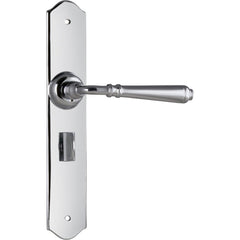 Door Lever Reims Privacy Pair Chrome Plated