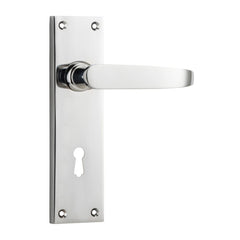 Door Lever Balmoral Lock Pair Chrome Plated