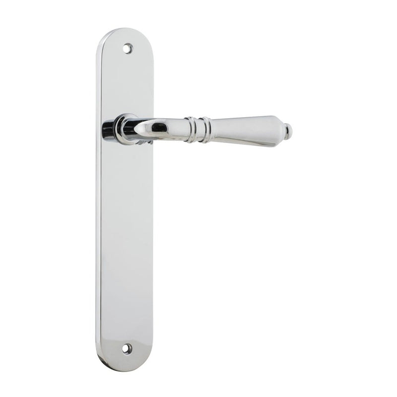 Door Lever Sarlat Oval Latch Polished Chrome