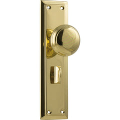 Door Knob Richmond Privacy Pair Polished Brass