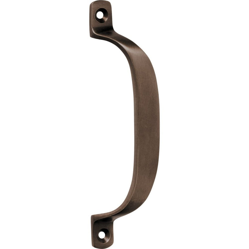 Pull Handle Offset Antique Brass 130mm