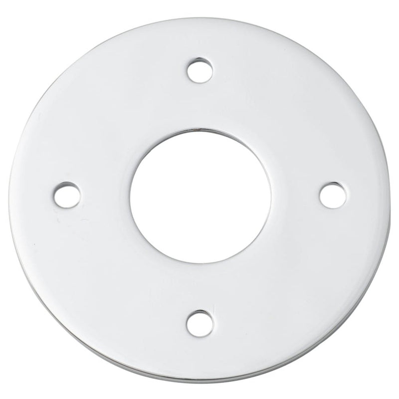 Adaptor Plate Pair Round Rose Polished Chrome D60mm