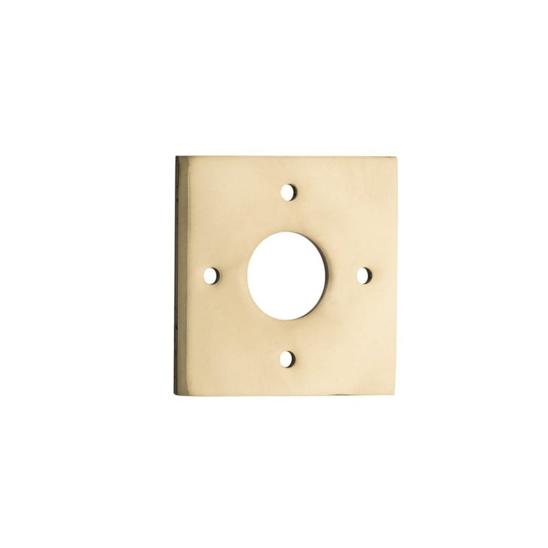 Adaptor Plate Pair Square Rose Polished Brass H60xW60mm