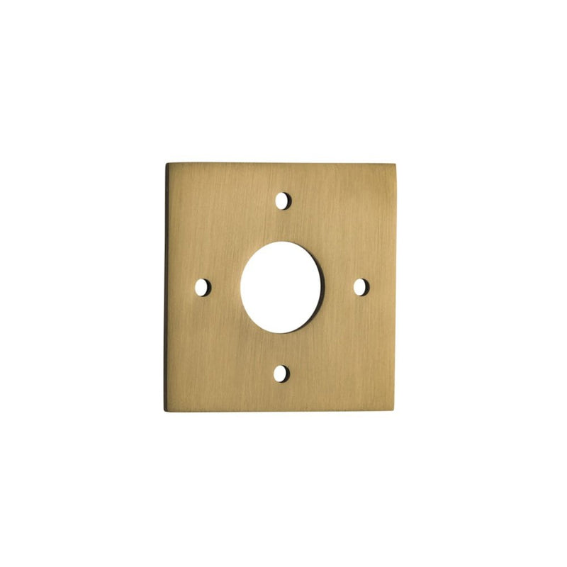Adaptor Plate Pair Square Rose Brushed Brass H60xW60mm
