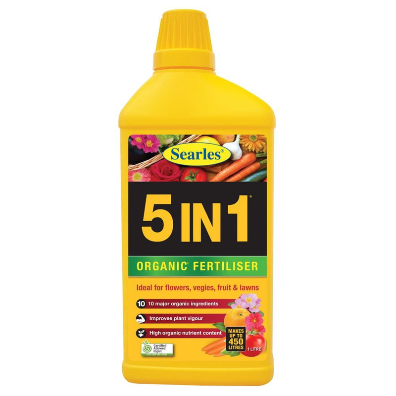 5IN1 Liquid Organic Fertiliser Concentrate 1 litre