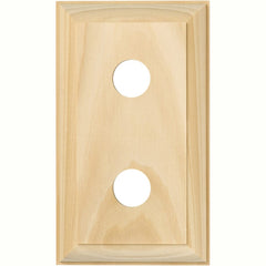 Switch Socket Block Traditional Double Pine