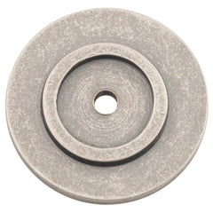Backplate For Domed Cupboard Knob Rumbled Nickel 38mm