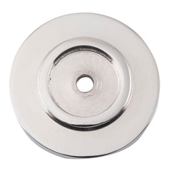 Backplate For Domed Cupboard Knob Polished Nickel 25mm