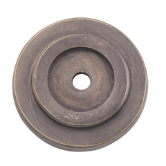 Backplate For Domed Cupboard Knob Antique Brass 38mm