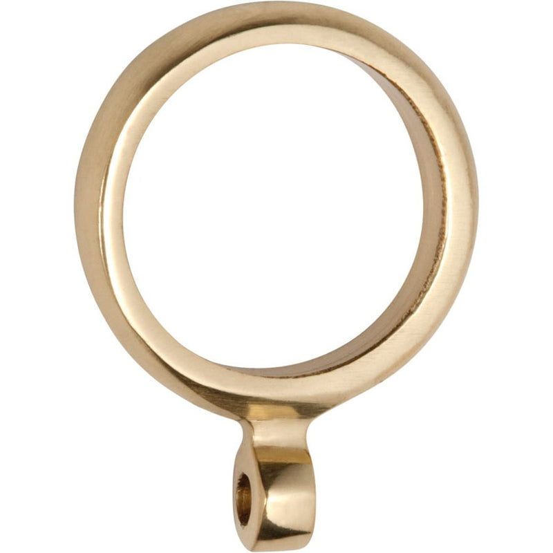 Curtain Ring Polished Brass ID25mm