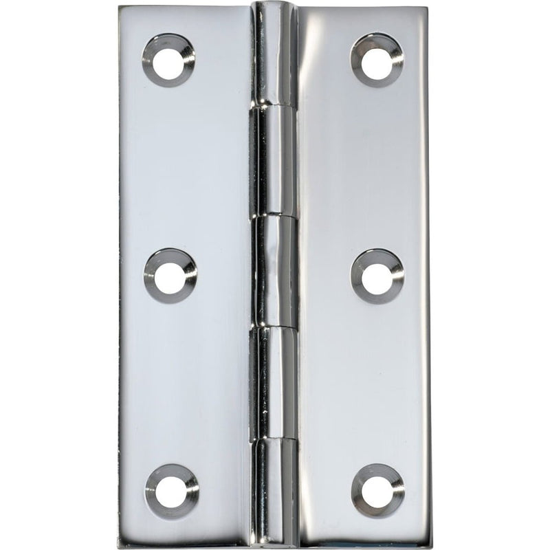 Hinge Fixed Pin Chrome Plated H89xW50mm