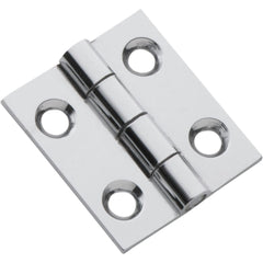 Cabinet Hinge Fixed Pin Chrome Plated H25xW22mm