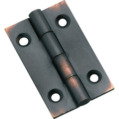 Cabinet Hinge Fixed Pin Antique Copper H38xW22mm