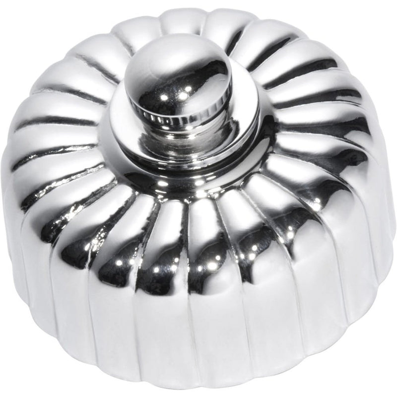 Dimmer Fluted Chrome Plated