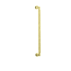 Pull Handle Brunswick Knurled Brushed Gold PVD CTC450mm