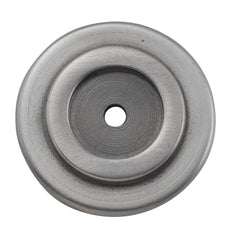 Backplate For Domed Cupboard Knob Iron Polished Metal 38mm