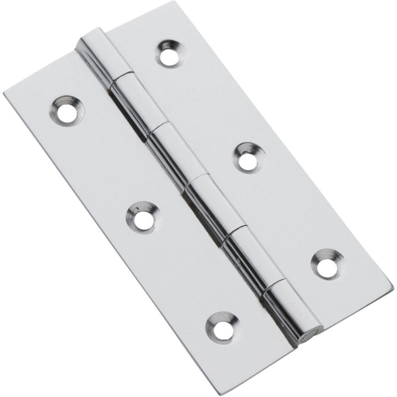 Cabinet Hinge Fixed Pin Chrome Plated H76xW41mm