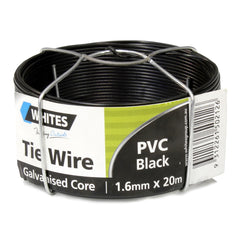 Wire Tie PVC Black 1.6mmx20m