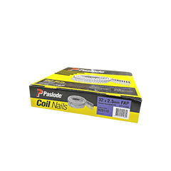 Coil Nail 32x2.5mm Screw Shank Hardened E/Gal Bx3600