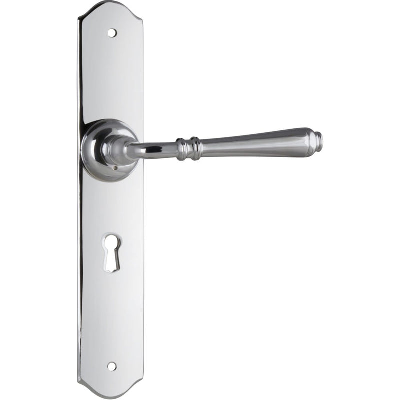 Door Lever Reims Lock Pair Chrome Plated