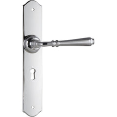 Door Lever Reims Lock Pair Chrome Plated