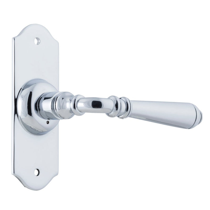 Door Lever Reims Latch Pair Chrome Plated