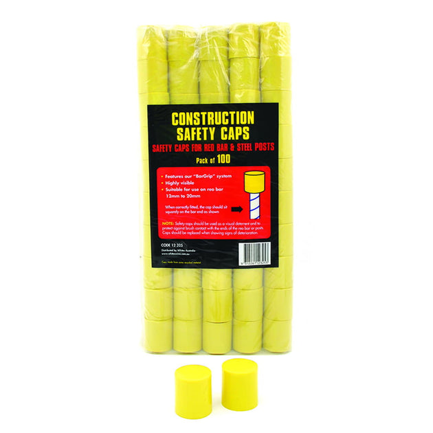 Cap Safety Star Post Yellow EACH | Paddington Hardware
