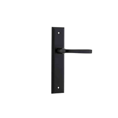 Door Lever Annecy Stepped Latch Matt Black