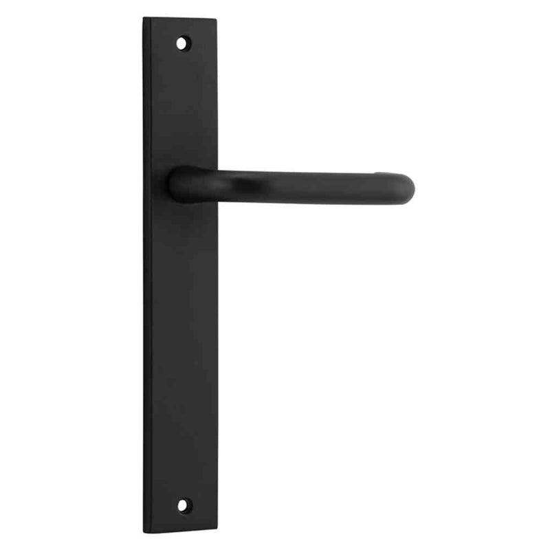 Door Lever Oslo Rectangular Latch Matt Black