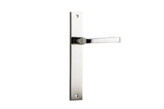 Door Lever Annecy Rectangular Latch Polished Nickel