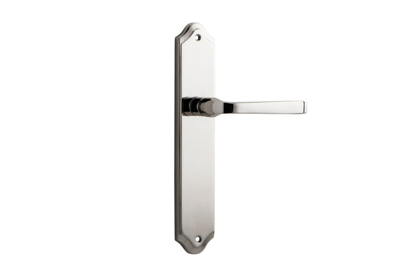 Door Lever Annecy Shouldered Latch Polished Nickel