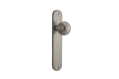 Door Knob Guildford Oval Latch Satin Nickel