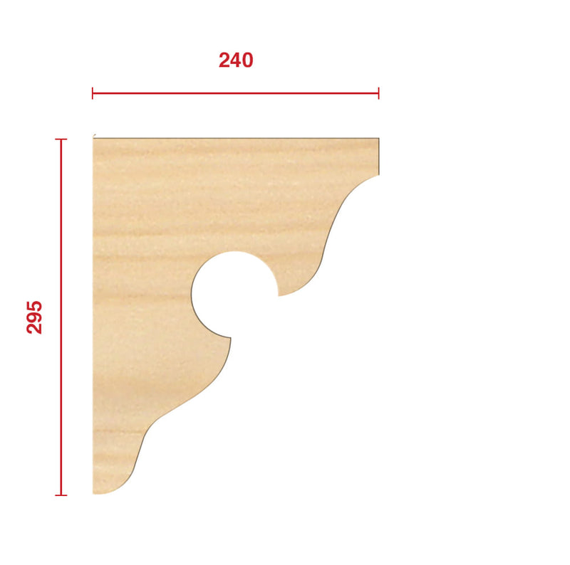 Verandah Bracket 295 x 240mm