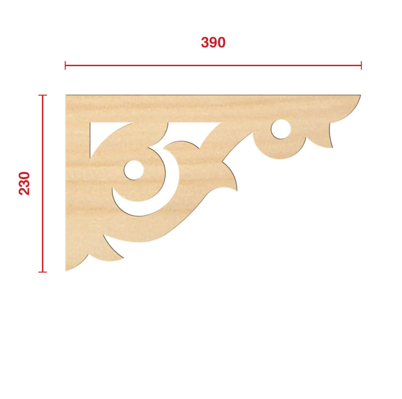 Verandah Bracket 230 x 385mm