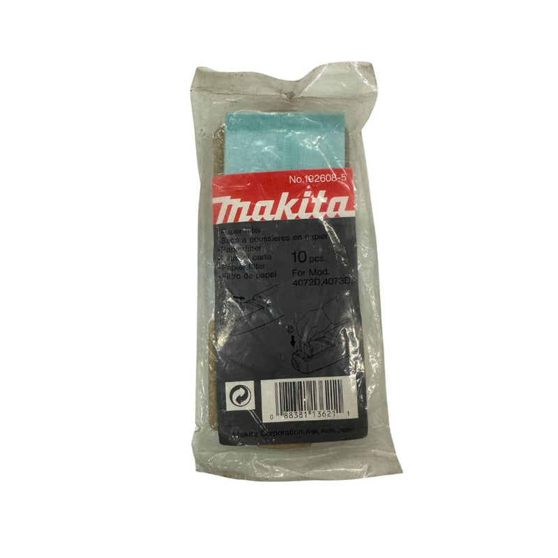 Makita Paper Filter 10Pce Set 192608-5