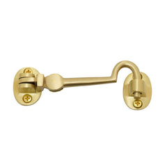 Cabin Hook Satin Brass 100mm