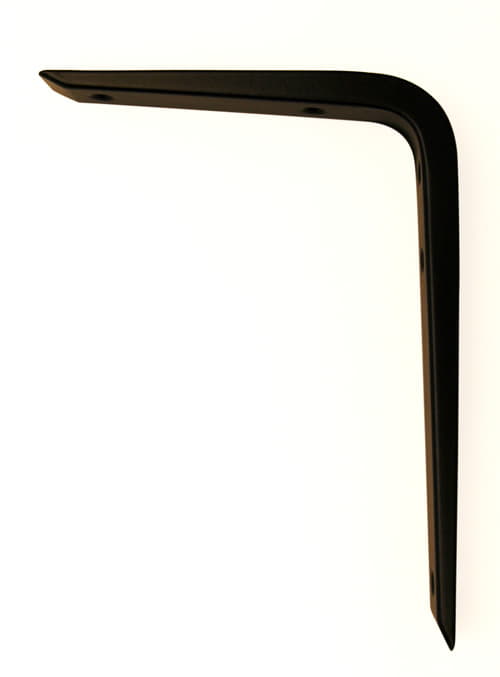 Bracket Shelf Black 150x125mm