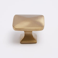 Bronte Knob Burnished Brass 31mm