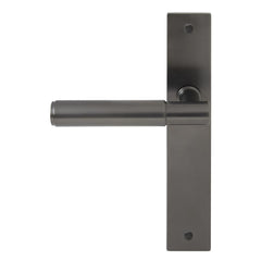 Verge Plain Lever Longplate Passage Set Graphite Nickel