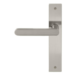 Windsor Modella Lever Longplate Passage Set Brushed Nickel