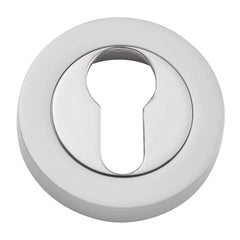 Escutcheon Euro Concealed Fix Round Pair Satin Nickel