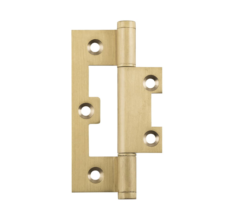 Hinge Hirline Satin Brass H89xW35mm