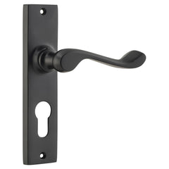 Tradco Fremantle Door Lever Pair Matt Black