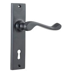 Tradco Fremantle Door Lever Pair Matt Black
