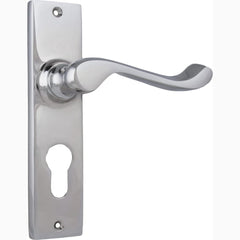 Tradco Fremantle Door Lever Pair Chrome Plated