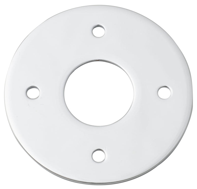 Adaptor Plate Pair Round Rose Polished Chrome D60mm