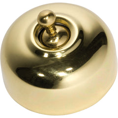 Switch Traditional Polished Brass