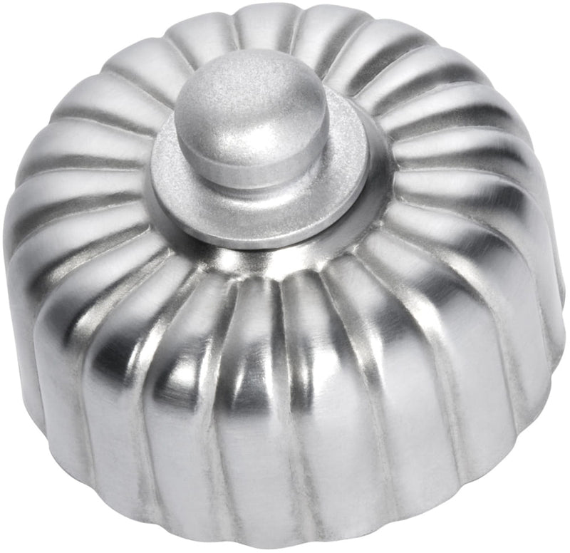 Dimmer Fluted Satin Chrome
