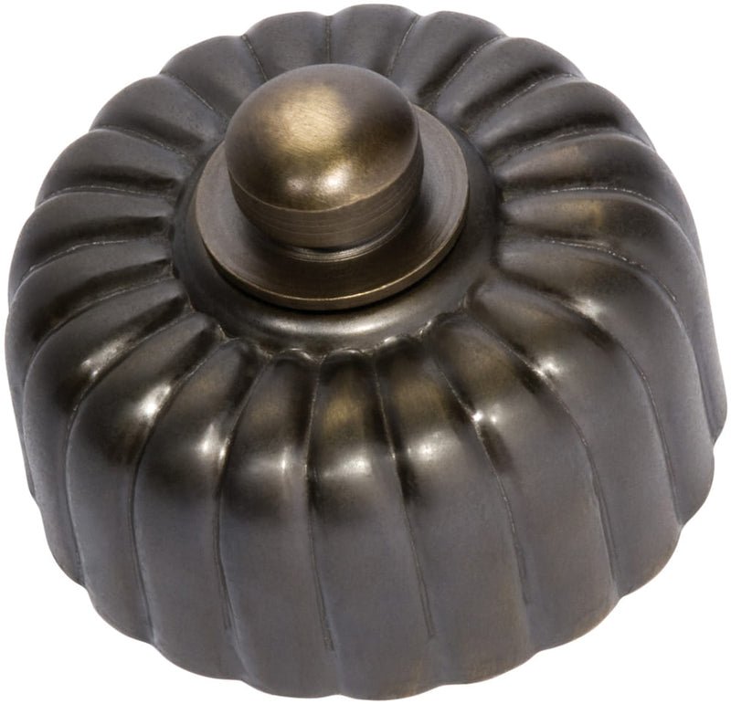 Dimmer Fluted Antique Brass